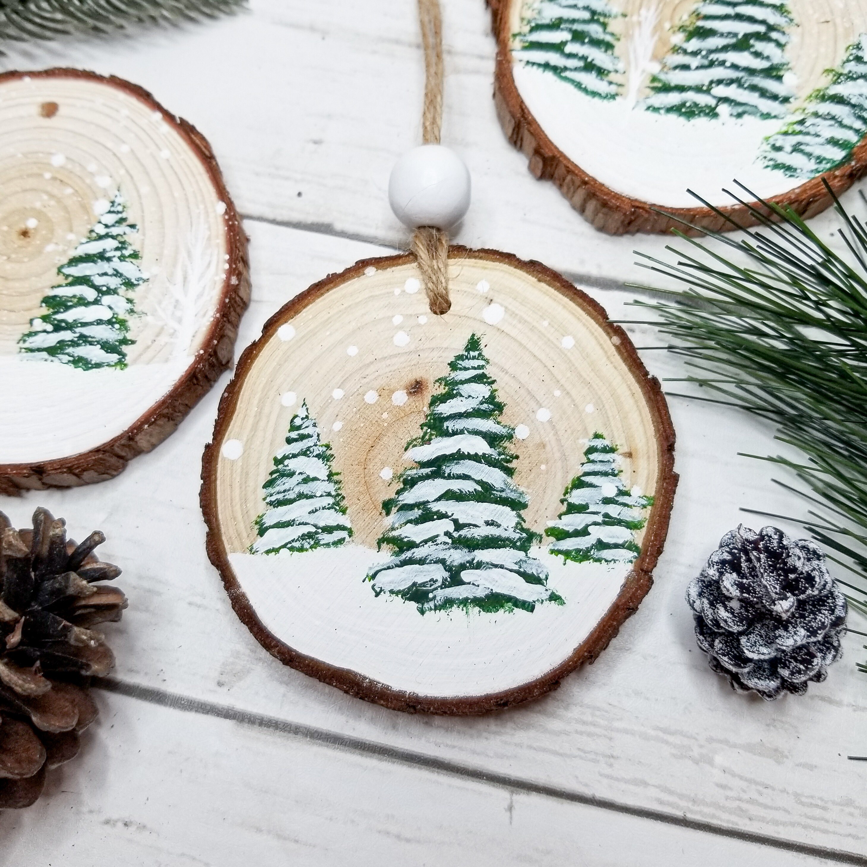 Art Kit: Wooden ornaments/coasters (shipping)