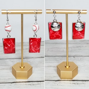 PHILADELPHIA PHILLIES - inspired Earrings, Handmade, Hypoallergenic