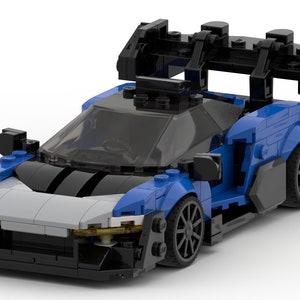 Lego McLaren Senna GTR - Speed Champions Style MOC instructions PDF - 327 pieces