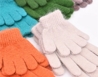 Infgreateh Teenagers Kids Winter Autumn Warm Knitted Gloves Cute Cat Pattern Full Finger Jacquard Knitted Mittens Infgreateh Teenagers Kids Winter Autumn Warm Knitted Gloves Cute Cat Pattern Full Finger Jacquard Knitted Mittens
