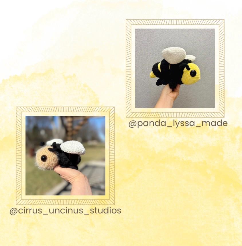 Beeatrice Bumble Bee Crochet Pattern | Amigurumi PDF | Pattern Only - Etsy
