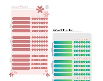 75 Soft Challenge Tracker, Instagram Story Template, Wellness Habit Journal (Digital Download)