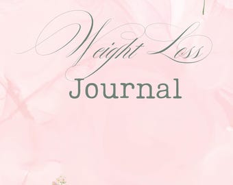 Weight Loss Journal Printable | 3 Month Planner | 145 Page Wellness & Habit Tracker | A4 A5 PDF