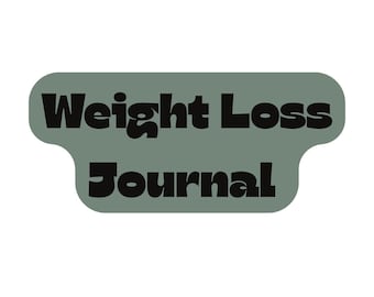 Minimalist Weight Loss Journal, 12-Week Fitness & Meal Planner (PDF Download)