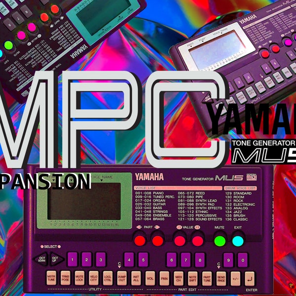 Yamaha MU 5 Tone Generator MPC Expansion Pack