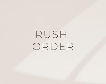 Rush Order - Add On