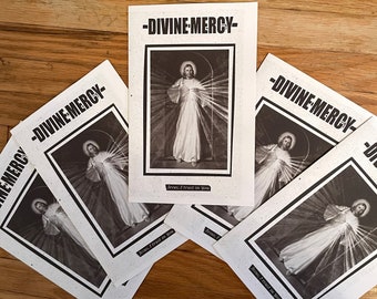 Divine Mercy Pamplet | Divine Mercy Chaplet | Catholic | Jesus Christ | St. Faustina | prayer zine