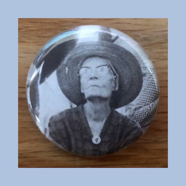 Dorothy Day protest 1.25" pinback button, Catholic Worker, radical Christian, activist, social justice, religious pin