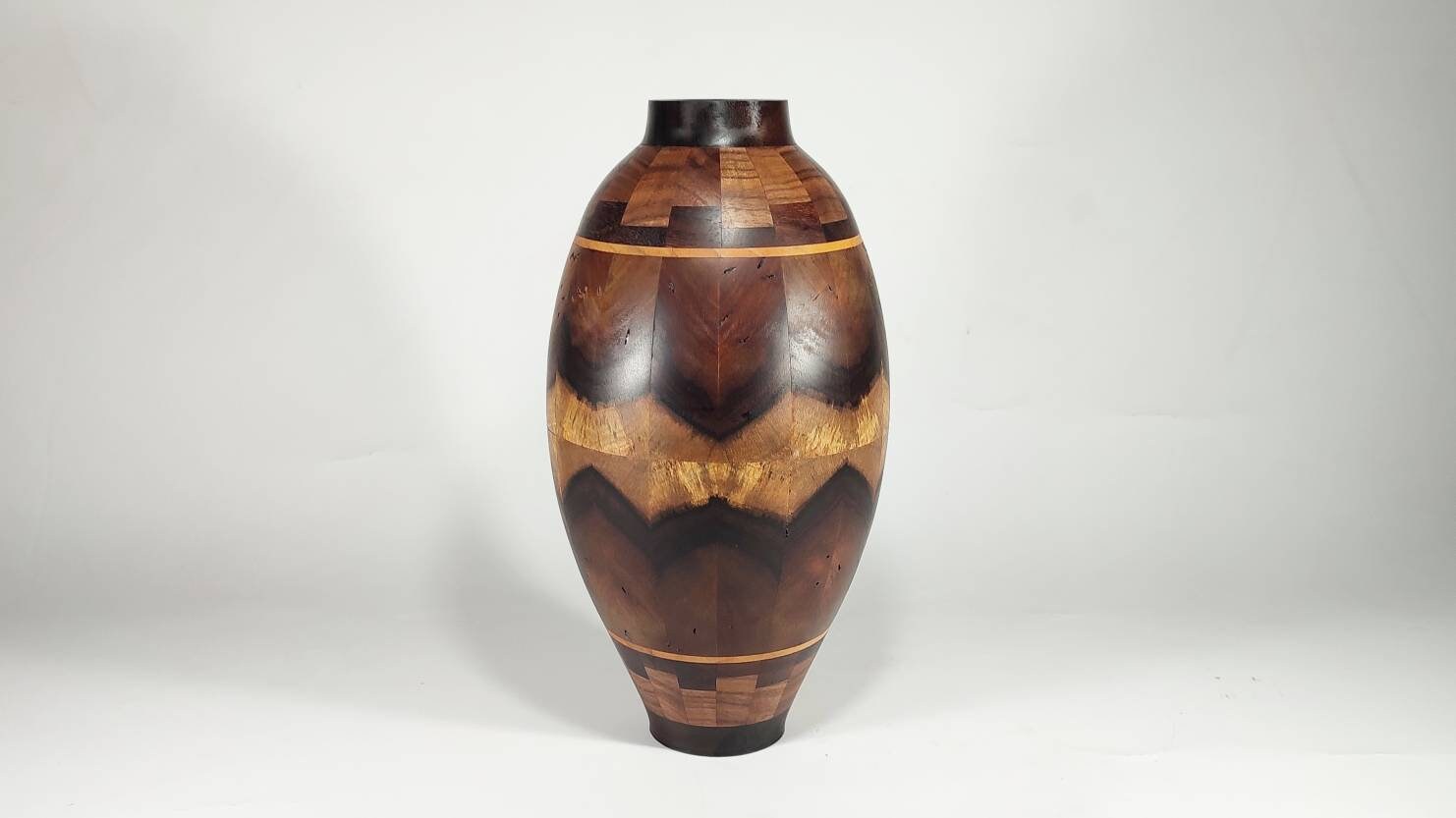 End Grain Vase H 29cm W 15cm Etsy