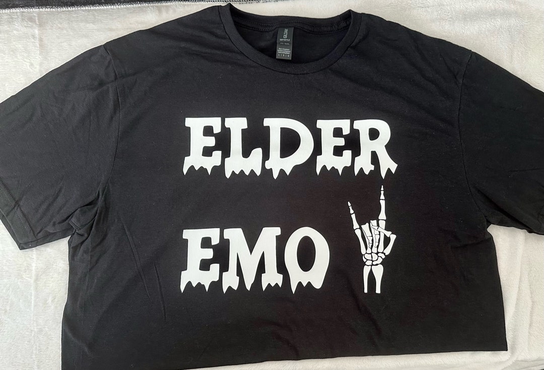 Elder Emo Tee // Emo Tee // Emo Gift // Emo Concert Tee // Etsy