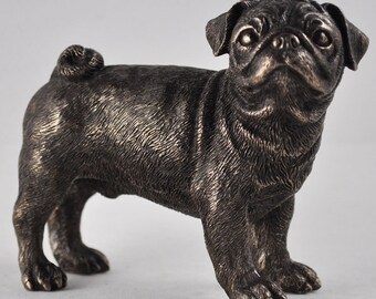 small pug figurine