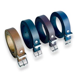 Leather utility straps light brown