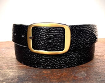Vintage Brighton Black Leather Western Belt Size 36 In Vintage Brighton Black Leather Silver Studded Scroll XL 36  main image 4