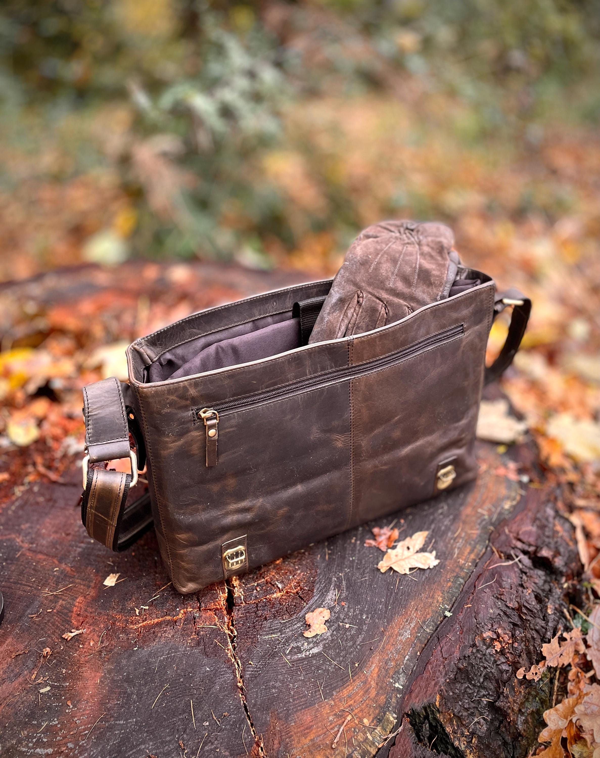 Leather Bag / Genuine Leather Sachel / Vintage Men's and Women's