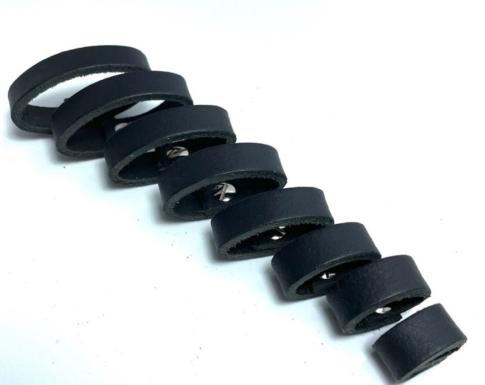 Leather Belt Loops Riveted All Sizes and Colours Etsy