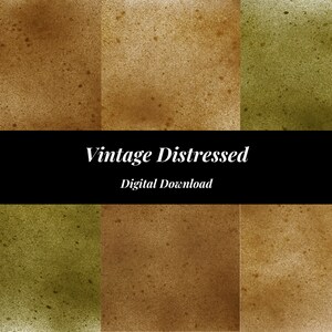 Vintage Distressed Digital Papers