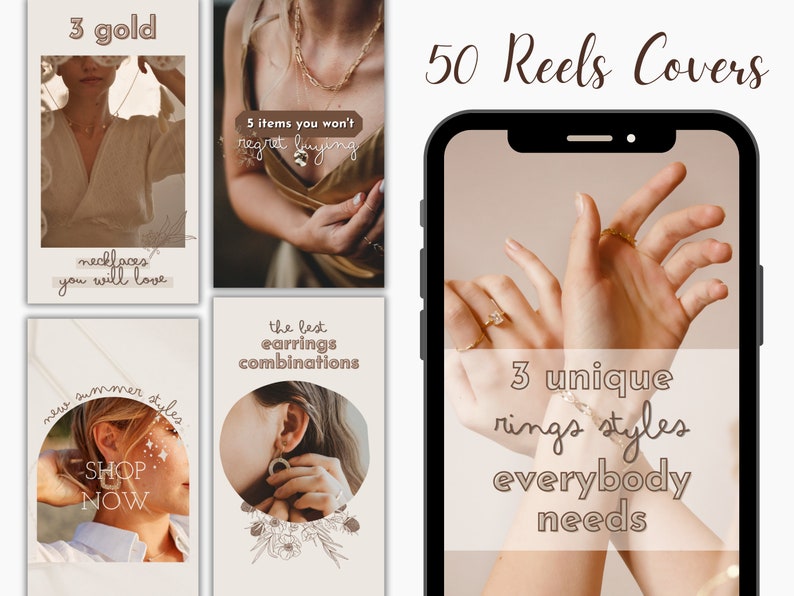 300 Jewelry Instagram Templates BUNDLE Posts Stories Etsy