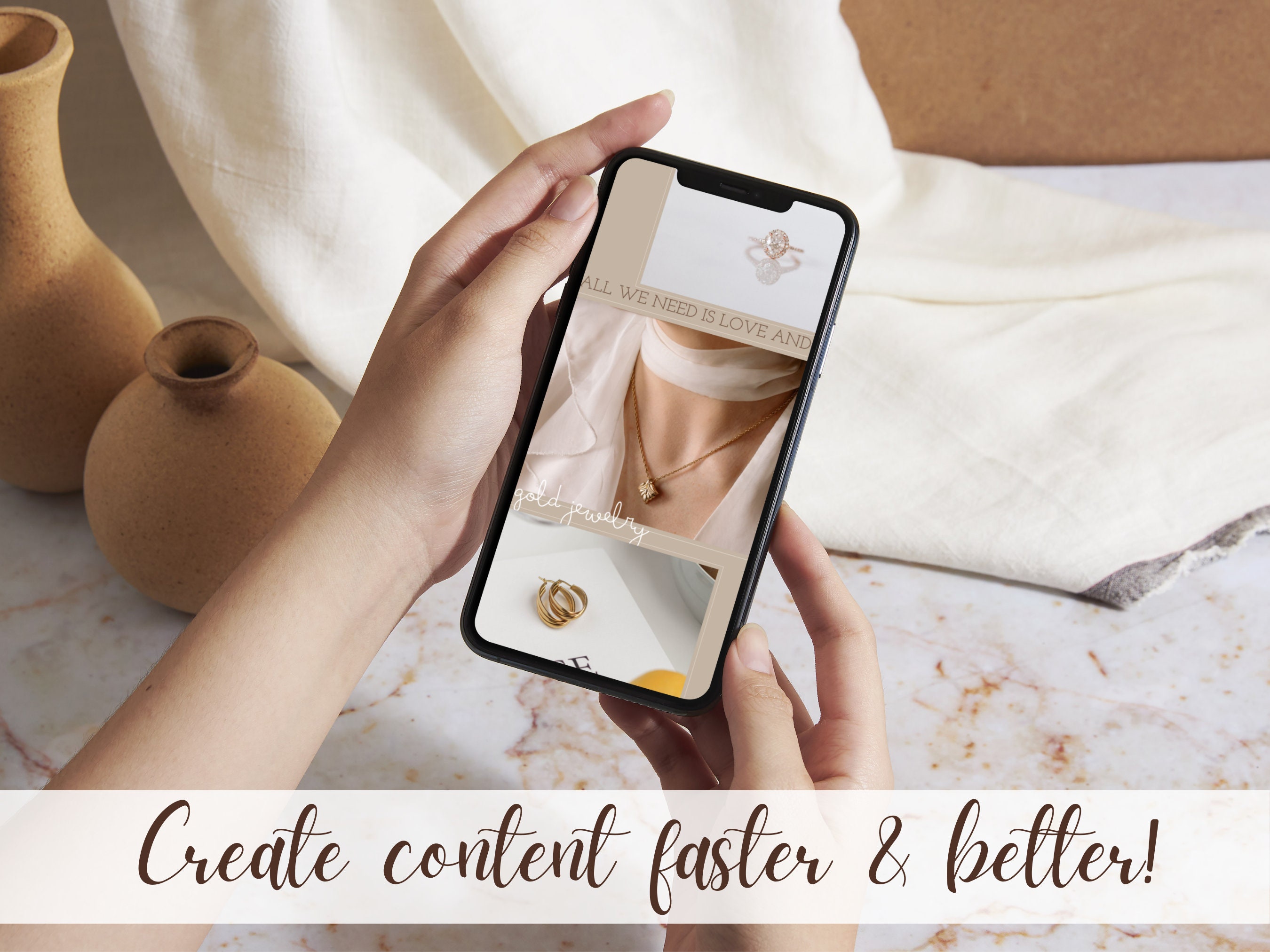 300 Jewelry Instagram Templates BUNDLE Posts Stories Etsy