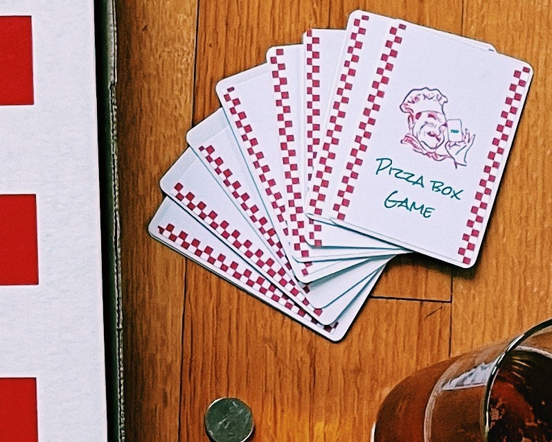 Pizza Box Boardgame Etsy