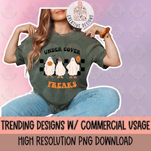 Undercover Freaks, ghosts png, sheet ghosts png