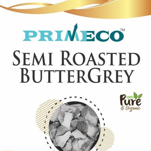 PRIMECO Semi Roasted Buttergrey Edible Nakumatt Clay (FREE Worldwide Delivery)Natural, Fresh & Crunchy