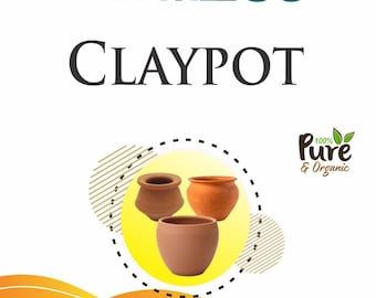 Edible Indian Earthy Mix Size Claypot