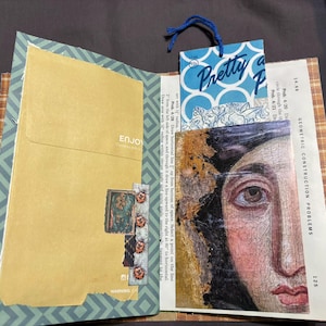 Junk Journal, handmade junk journal, recycled junk journal