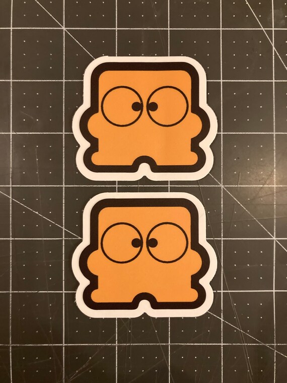 Disk-kun Square Nintendo Famicom Disk System (FDS) Vinyl Die-cut