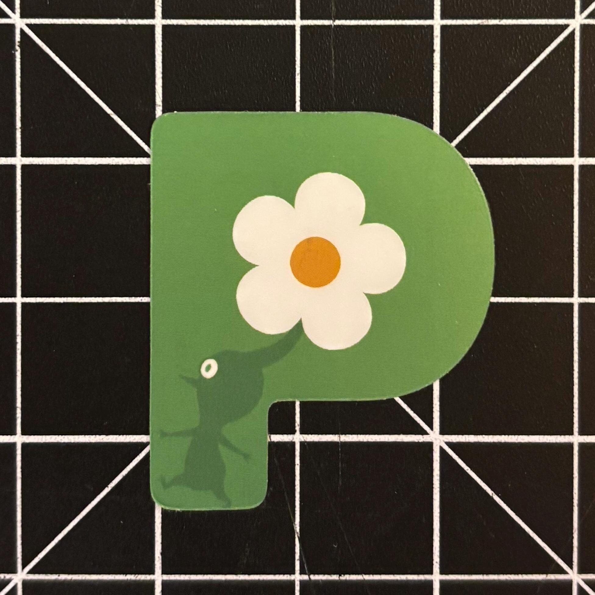 Pikmin Logo Vinyl Metallic Die-cut Sticker Nintendo Gamecube GCN