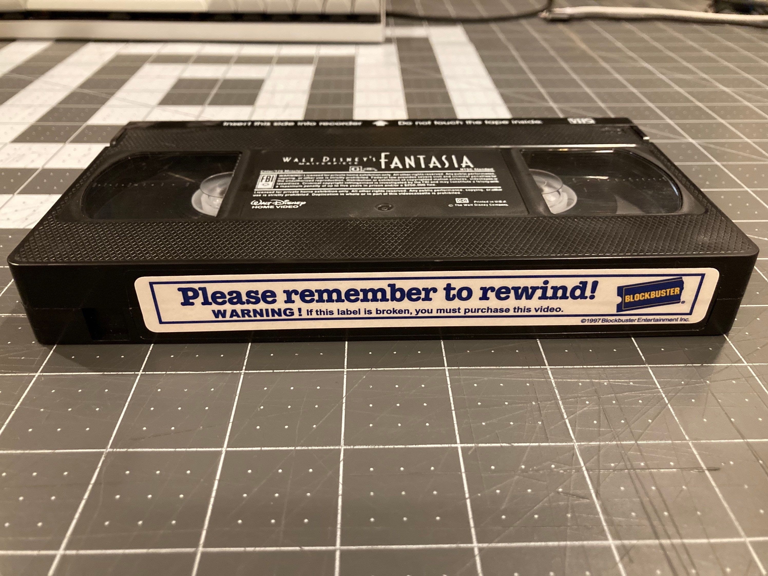 Please Remember to Rewind Blockbuster Video Rental VHS Etsy