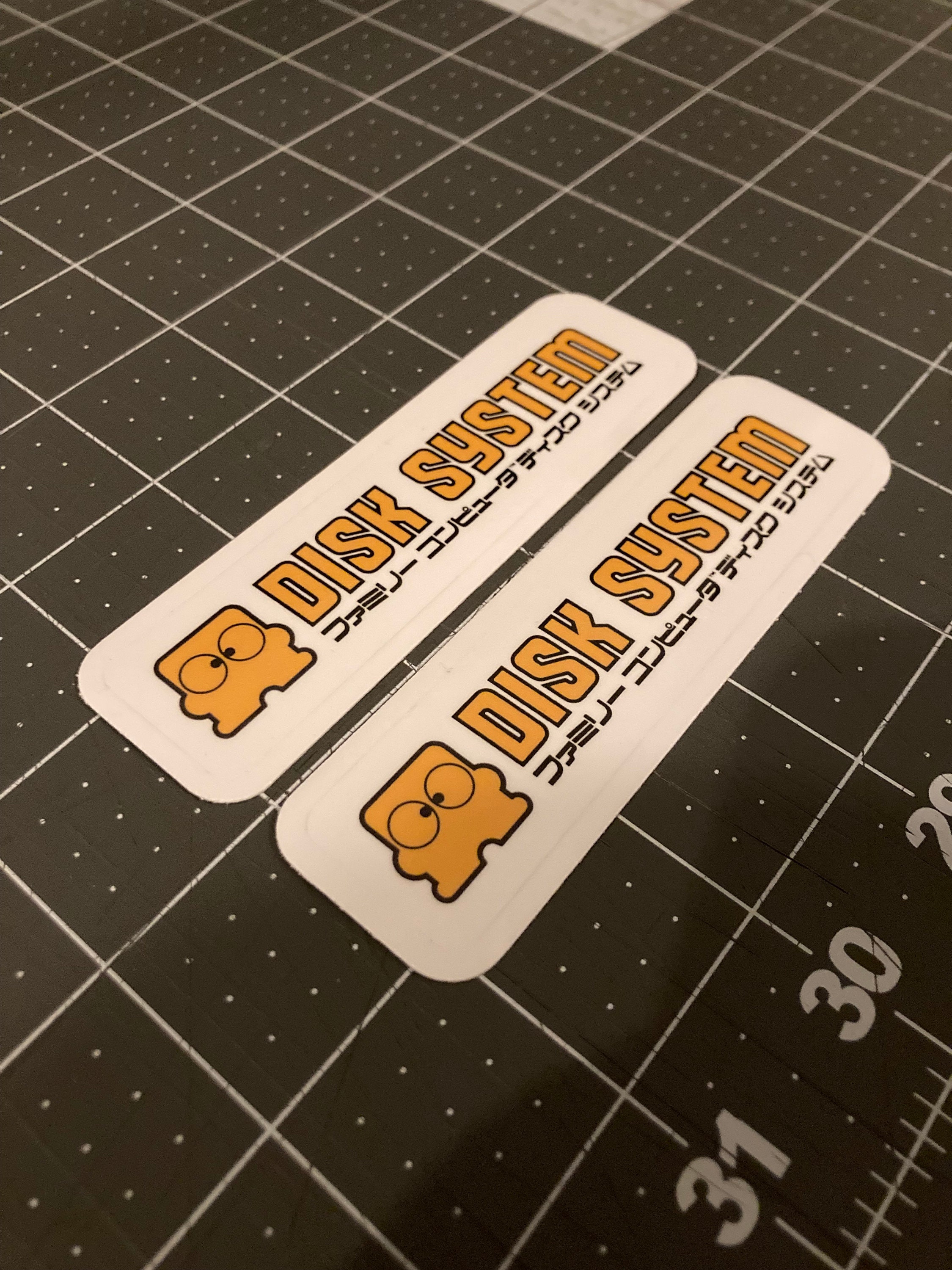 Disk-kun Nintendo Famicom Disk System (FDS) Vinyl Die-cut Sticker