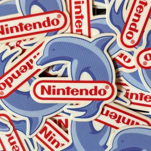 Nintendo Project Dolphin GameCube GCN-logo vinyl gestanste sticker retro verzamelobject