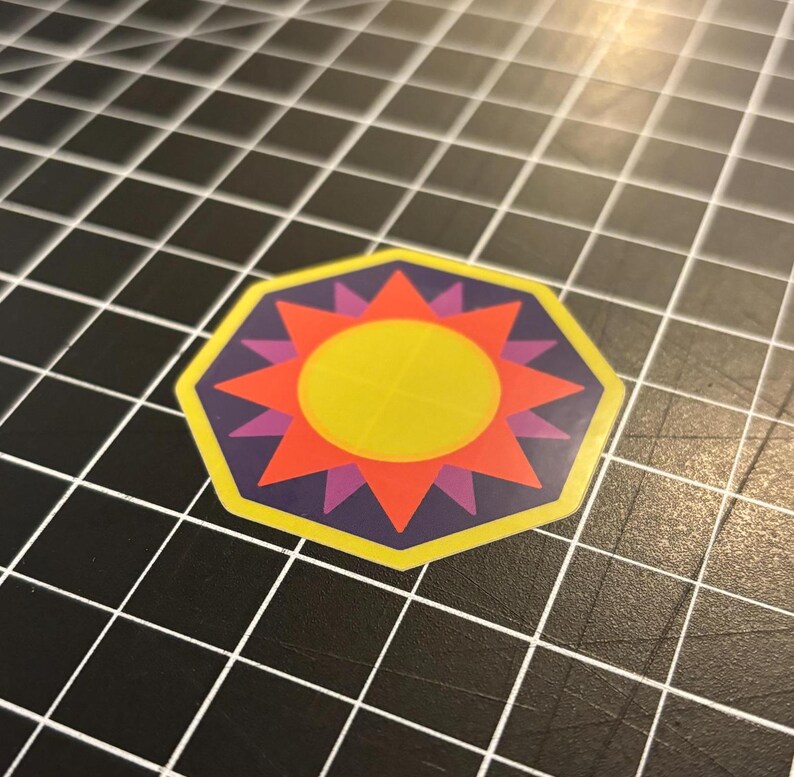 Super Mario 64 Rug Super Mario 64 Wing Cap Course Rug Retro Vinyl Die-cut Sticker - Etsy