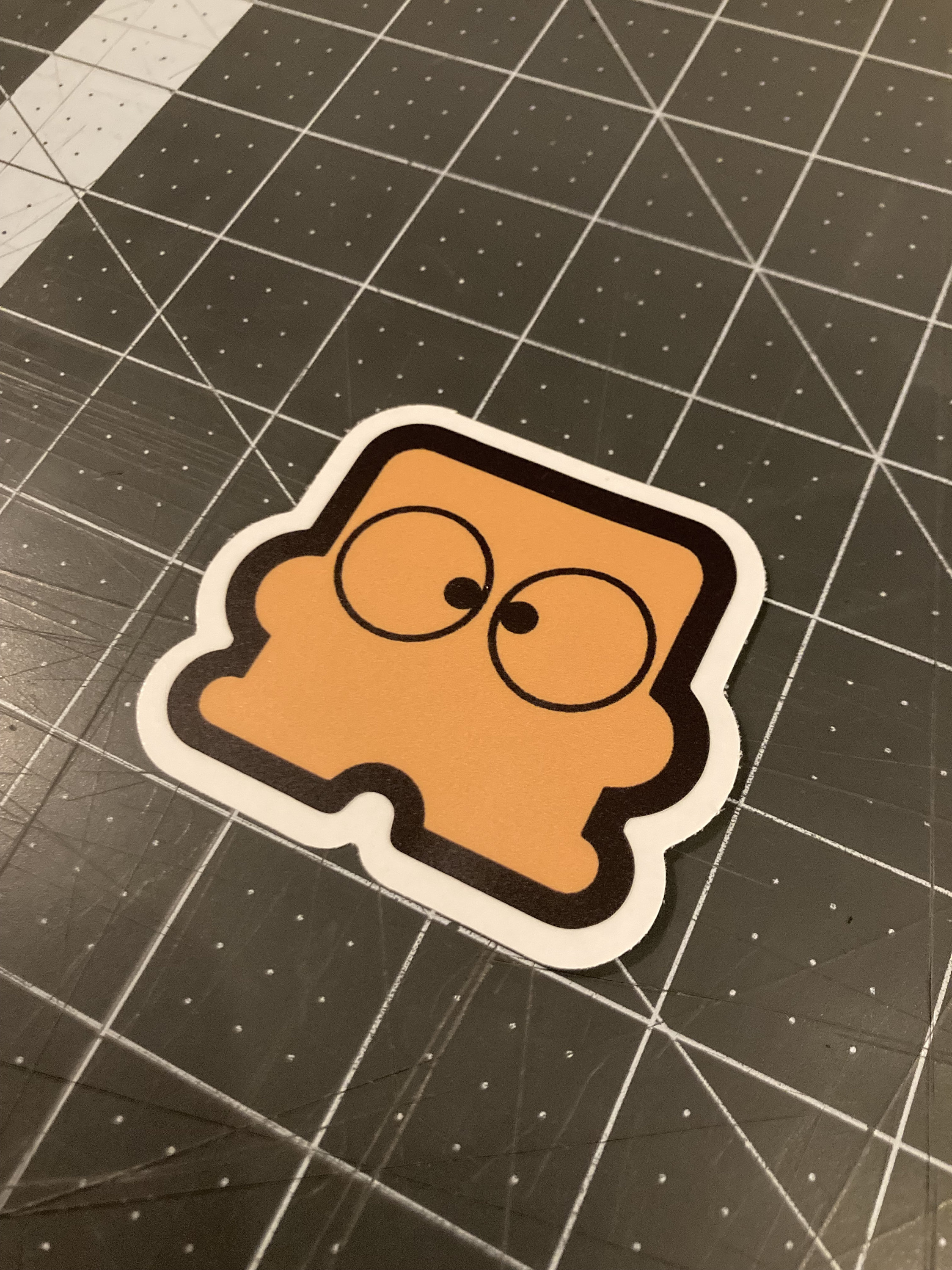 Disk-kun Square Nintendo Famicom Disk System (FDS) Vinyl Die-cut
