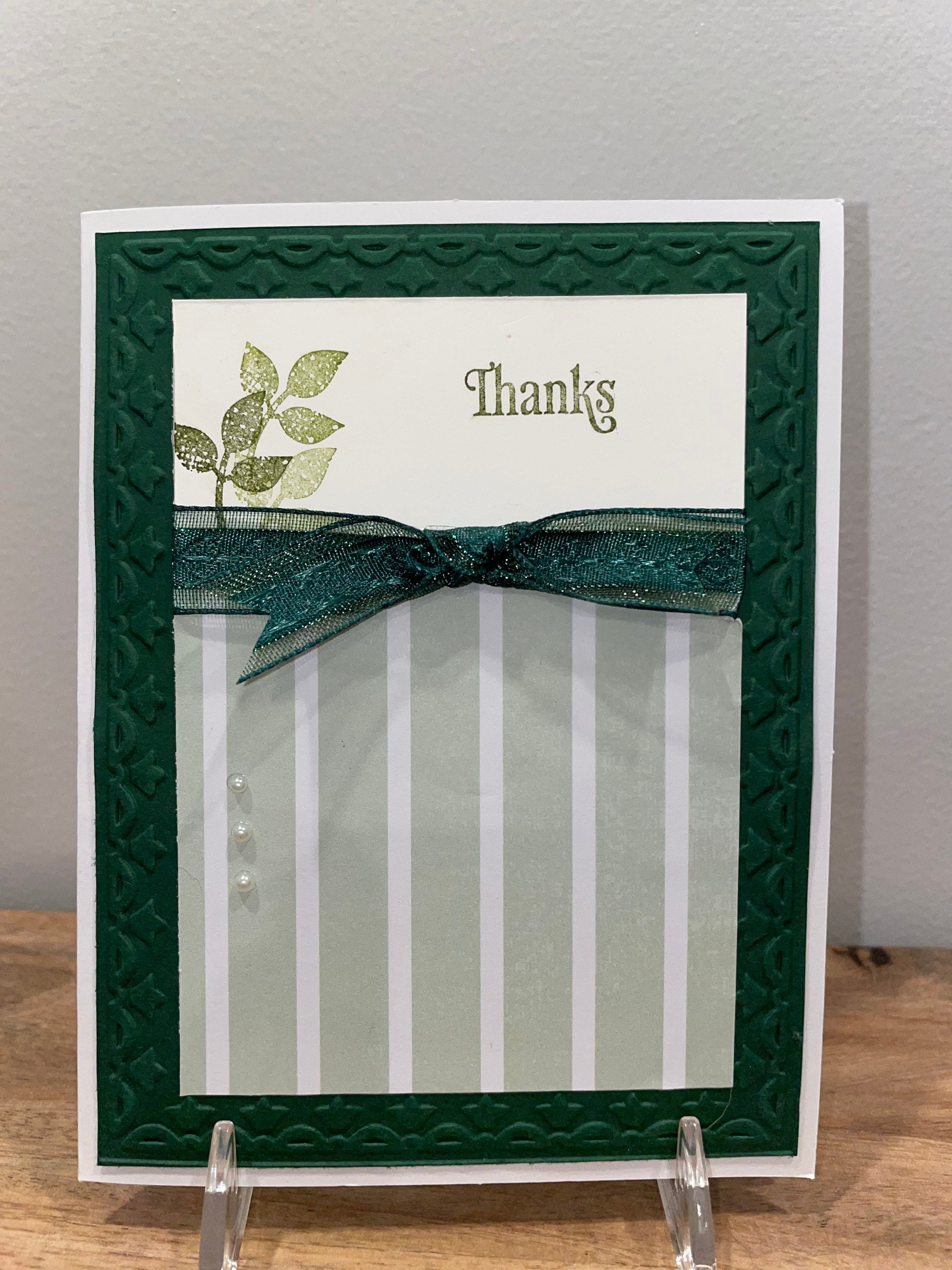 Handmade Personalised Thank you Card, for him , for her, special person,  thanks