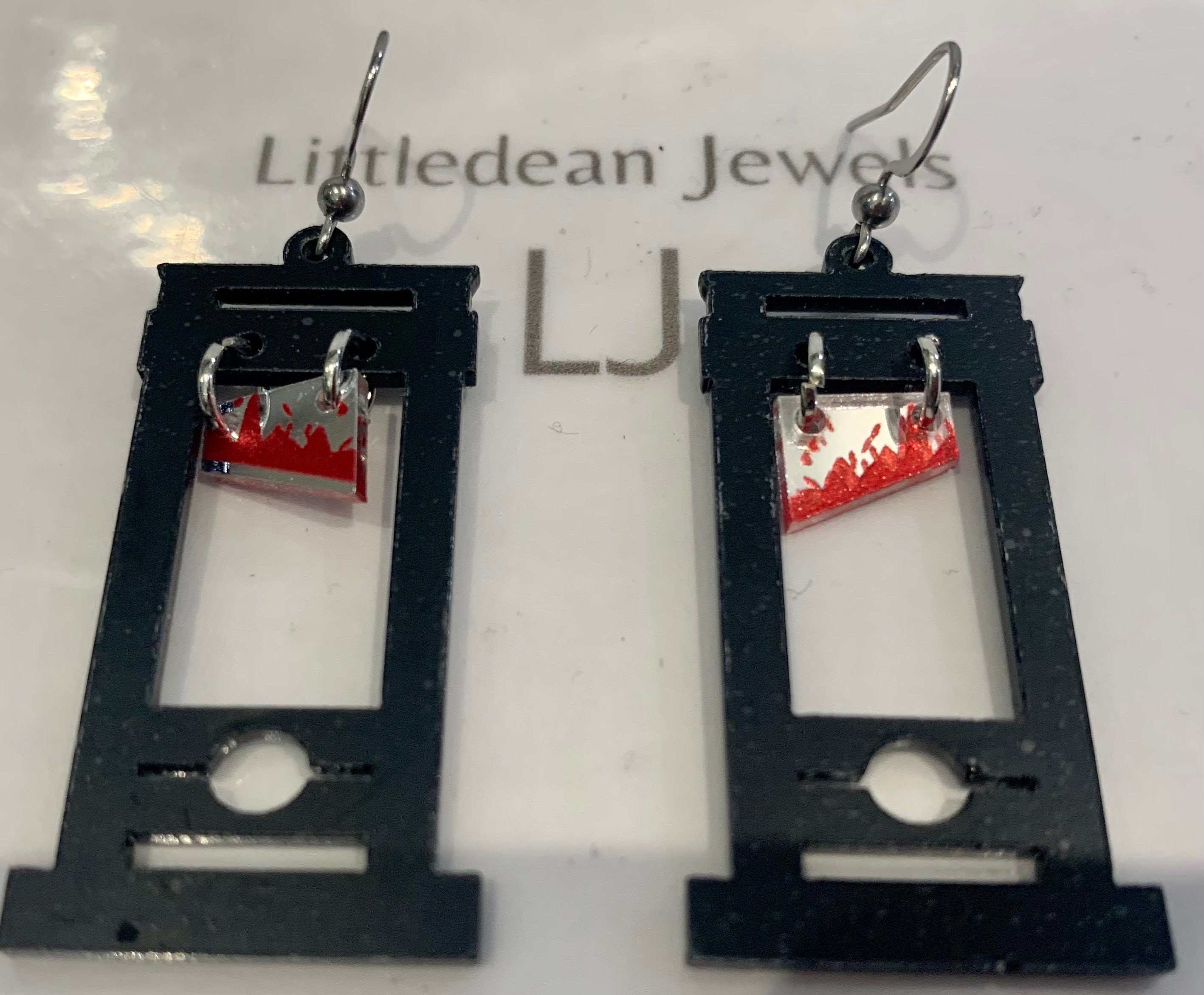 Guillotine Earrings Etsy UK