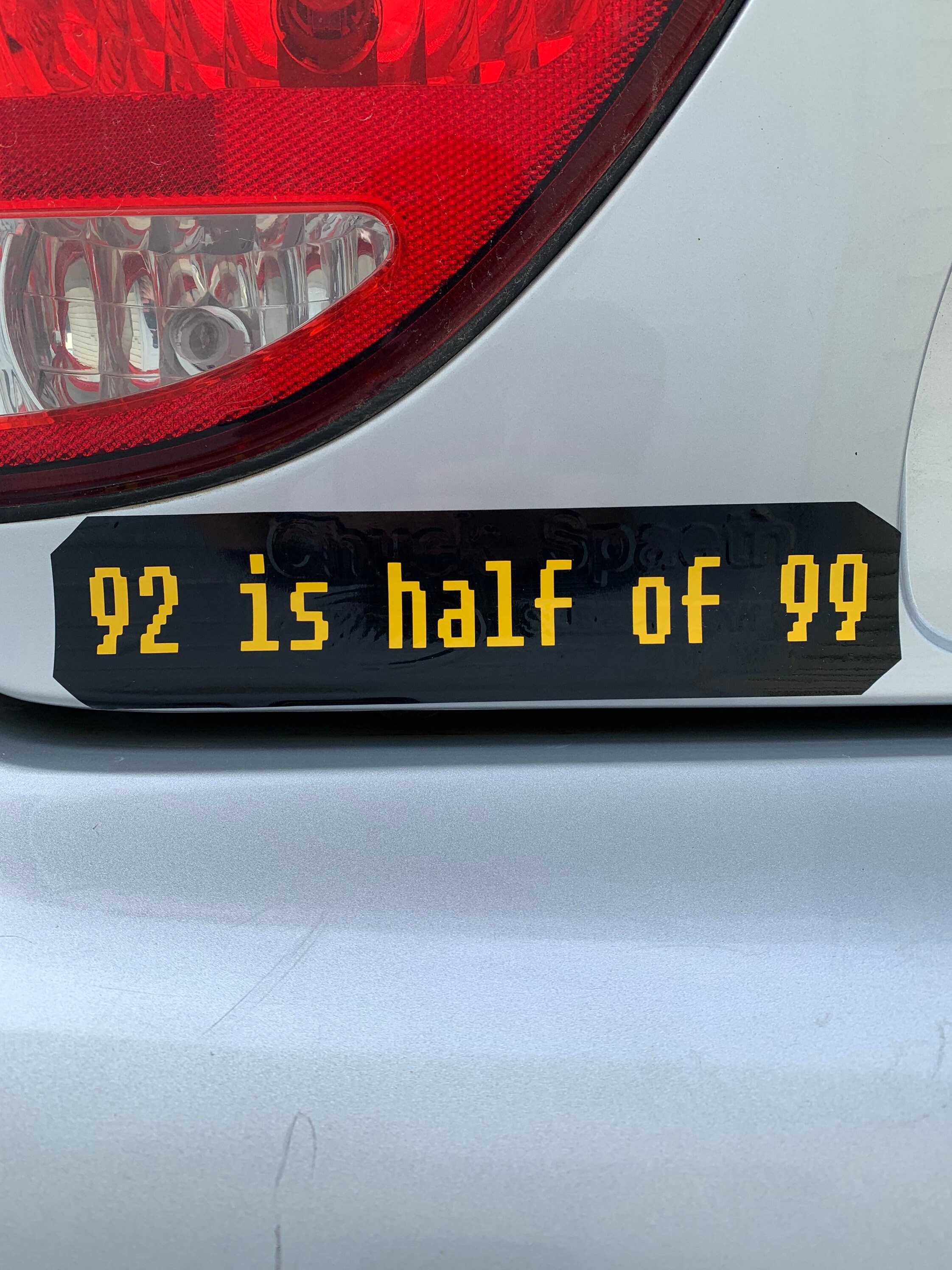 92-is-half-of-99-vinyl-sticker-etsy