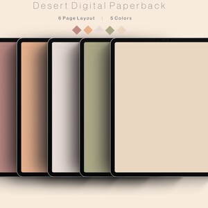 Desert Digital Notebook | Notebook Journal | Journal | Note taking | Notes | Instant Digital Download | Goodnotes & Notability