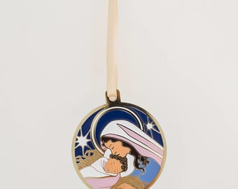Madonna and Child Christmas Ornament