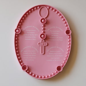 Rosary Popper Rosary Pop-it Catholic Kids Gift Children's Rosary Interactive Rosary Rose Pink