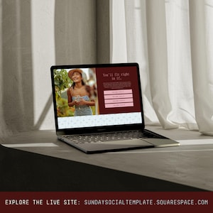 Social Group Website Template | Squarespace 7.1 | Community Builder | Supper Club | Book Club | Event Organizer Site image 16