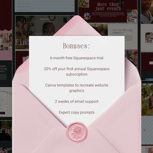 Social Group Website Template | Squarespace 7.1 | Community Builder | Supper Club | Book Club | Event Organizer Site image 11