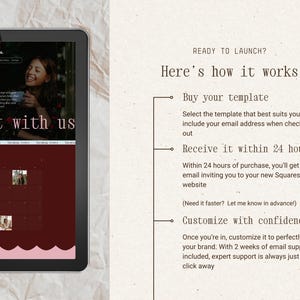 Social Group Website Template | Squarespace 7.1 | Community Builder | Supper Club | Book Club | Event Organizer Site image 13