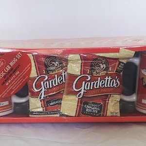 Coca Cola 1957 Route Salesman Car Souvenir Cup 2 MUGS Snack Mix Sealed 2002