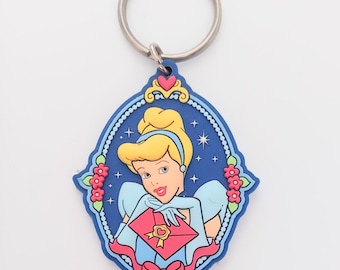 Disney Cinderella Rubber Keychain