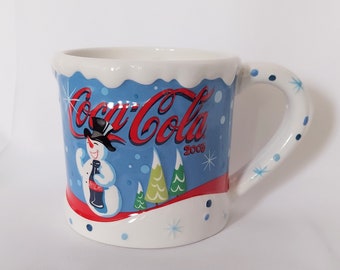 Coca Cola Coke Schneemann Kaffee Tee Kakaobecher 2003