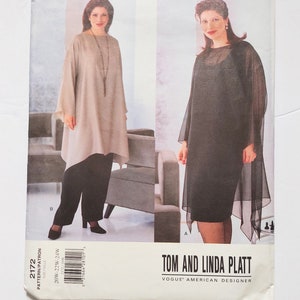 Vogue Pattern 2172 Tom & Linda Platt Sz 20W-22W-24W Tunic Pant Top Skirt Uncut