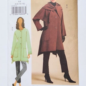 Vogue The Vogue Woman V8545 Kimono Sleeve Jacket Pants Sizes 6-12 Uncut 2008