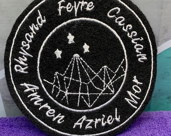 ACOTAR  inspired iron on patch