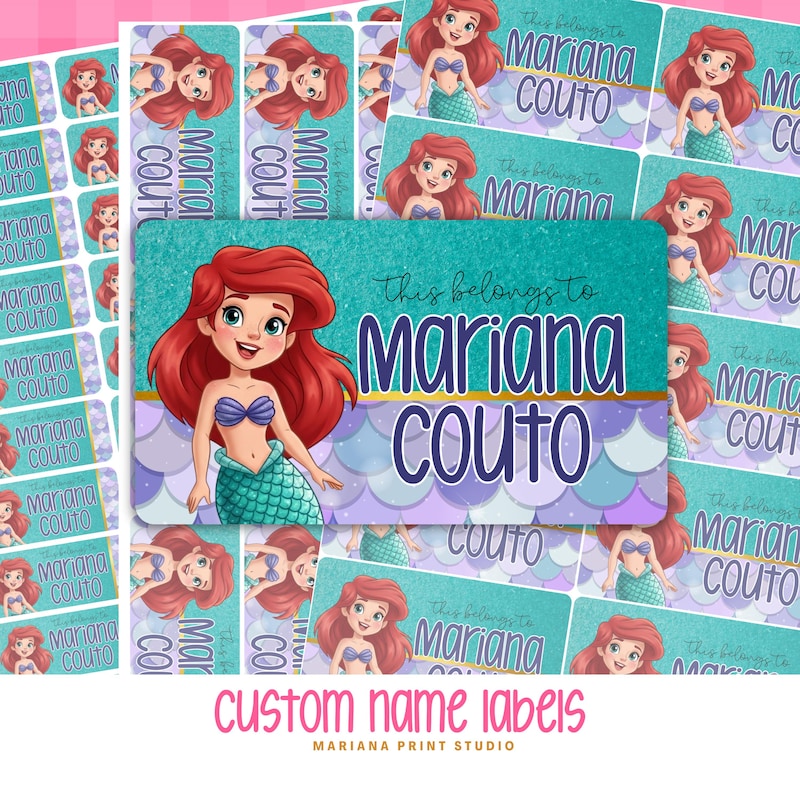 Princess Labels - Etsy